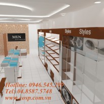 Thiết kế cửa hàng thời trang nam MEN - Cao Bằng